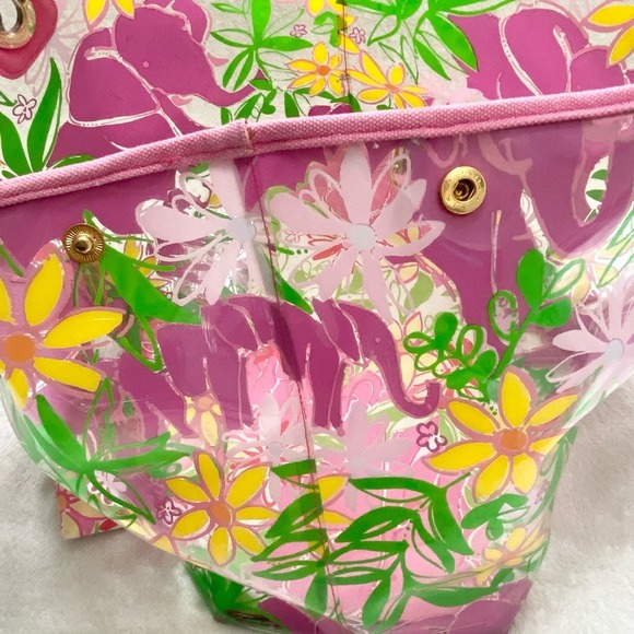 Lilly Pulitzer‎ Vibrant Multi-Color Beach Tote Bag - Picture 5 of 14